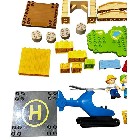 Mega Bloks First Builders Mixed Farm Ranch House Lot Animals People Vehicles - Picture 7 of 16